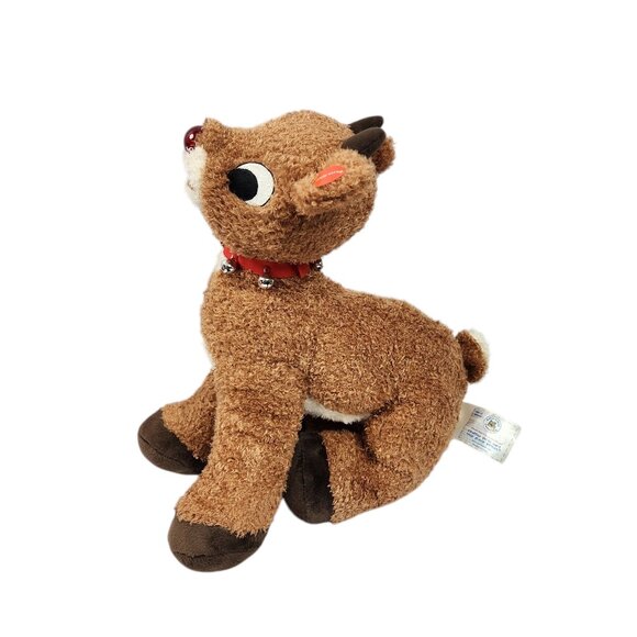 Build a Bear Rudolph w/ Collar Lights Up with Voice Tested and Works - Picture 5 of 8